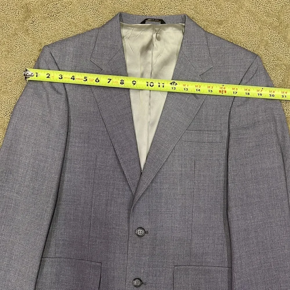 Giuseppe Rosato Italian Classic 80’s Retro Throwback Grey Sports coat Blazer